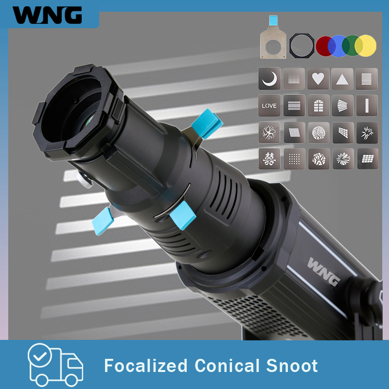 Photography Lighting Styles - Bowens Mount Projection Snoot dengan Pola