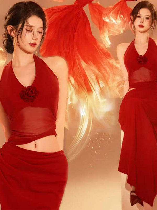 Photography Lighting For Clothing - Kostum Fotografi Tahun Baru Merah Tema