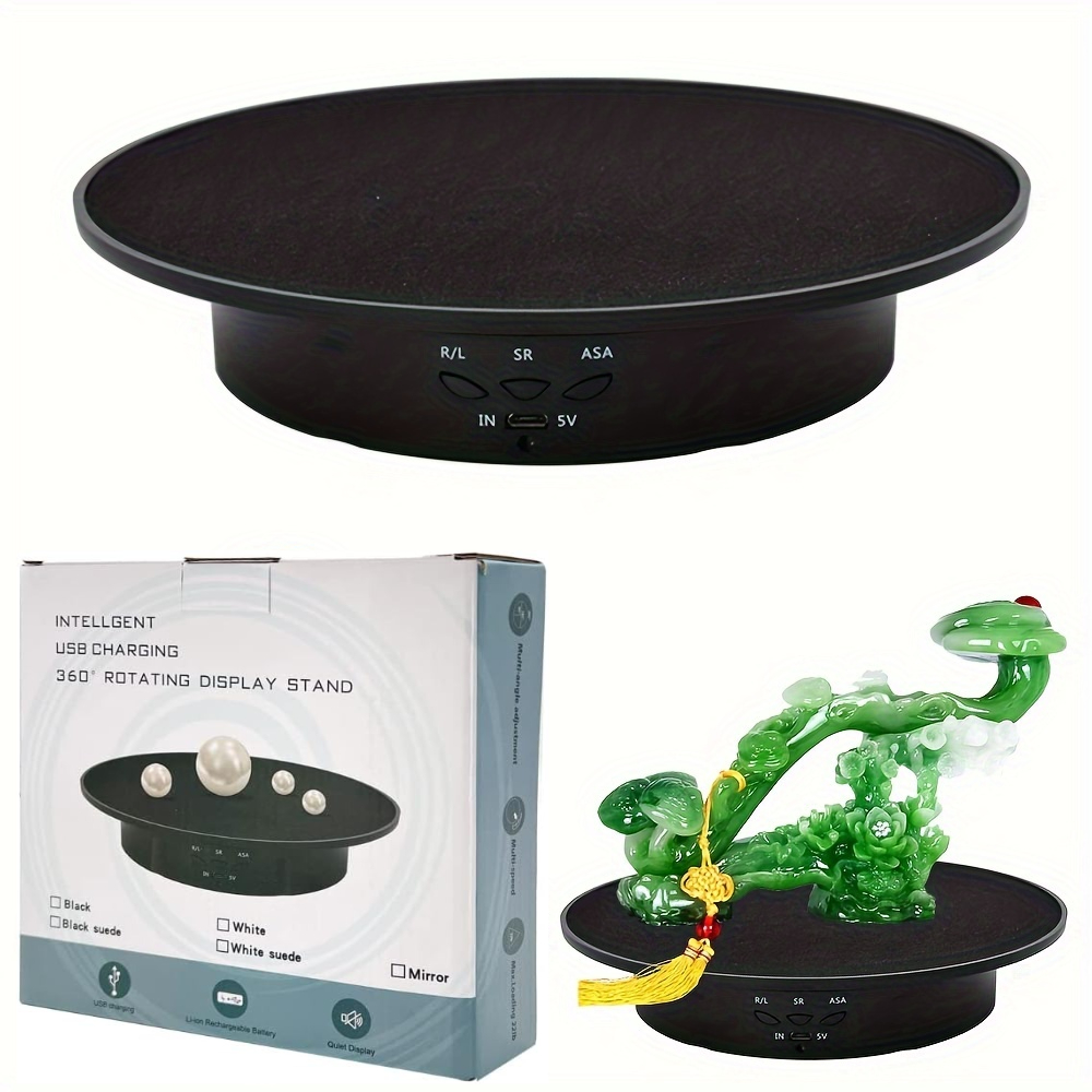Photography Lighting Material - Meja putar listrik 20 cm/7.87 inci,