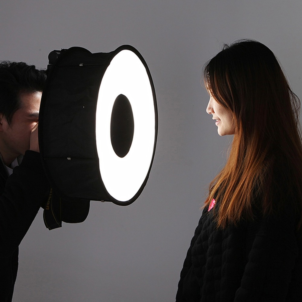 Photography Lighting Styles - Softbox Ring 45cm untuk Speedlight, Lampu