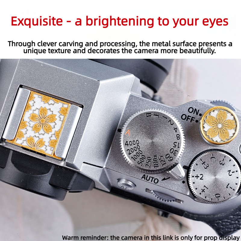 Fujifilm Camera X100Vi - Tutup Hot Shoe Logam Berulir Tombol