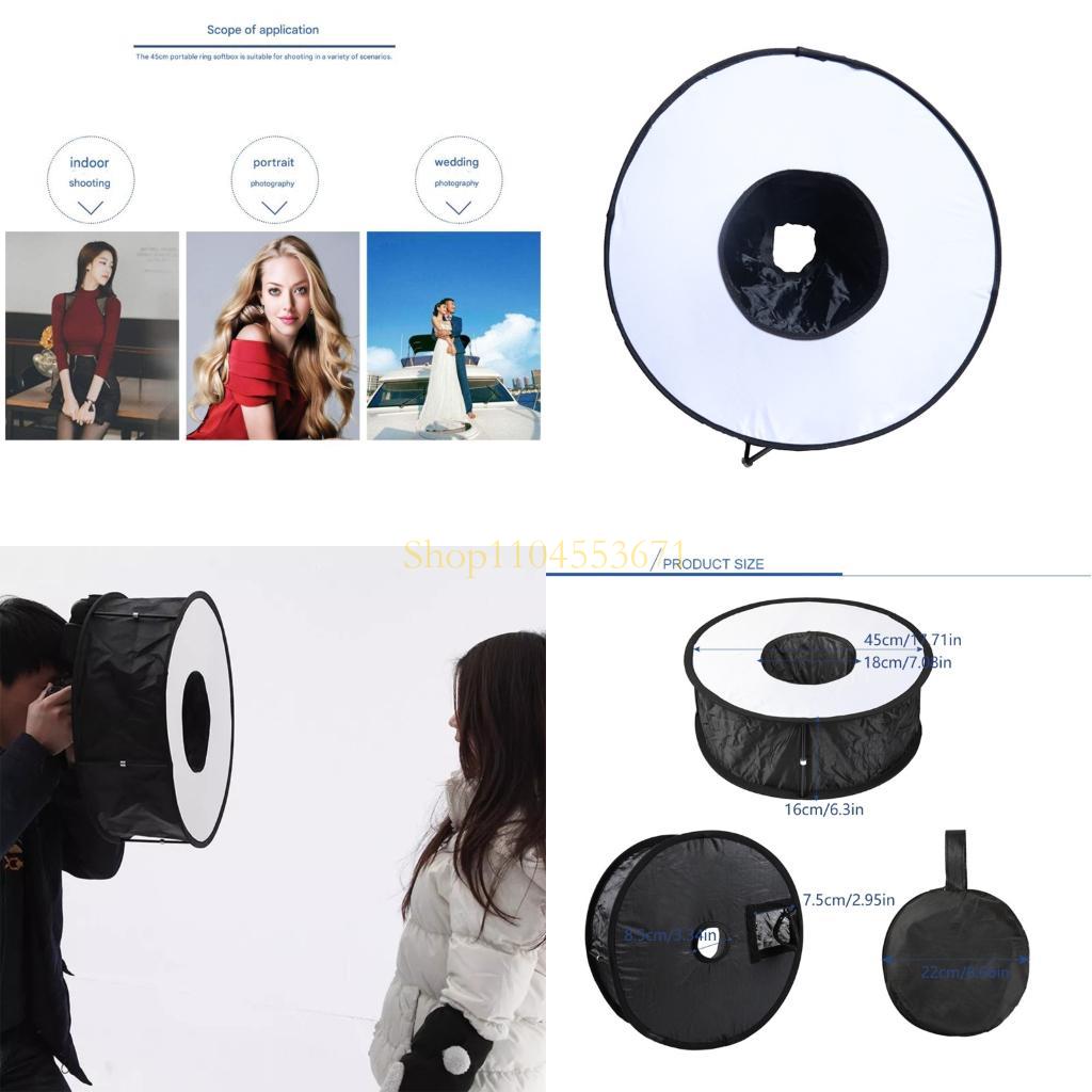 Lighting In Photography For Beginners - Softbox Lampu Lipat 45CM Rakitan Cepat