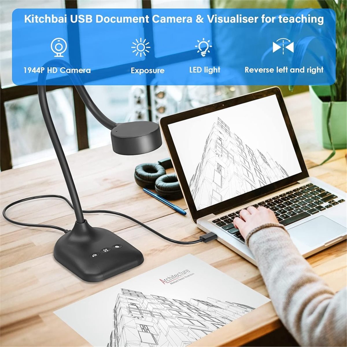 Photography Lighting Learning - Kamera Dokumen AU47-USB, Kamera Webcam Dokumen
