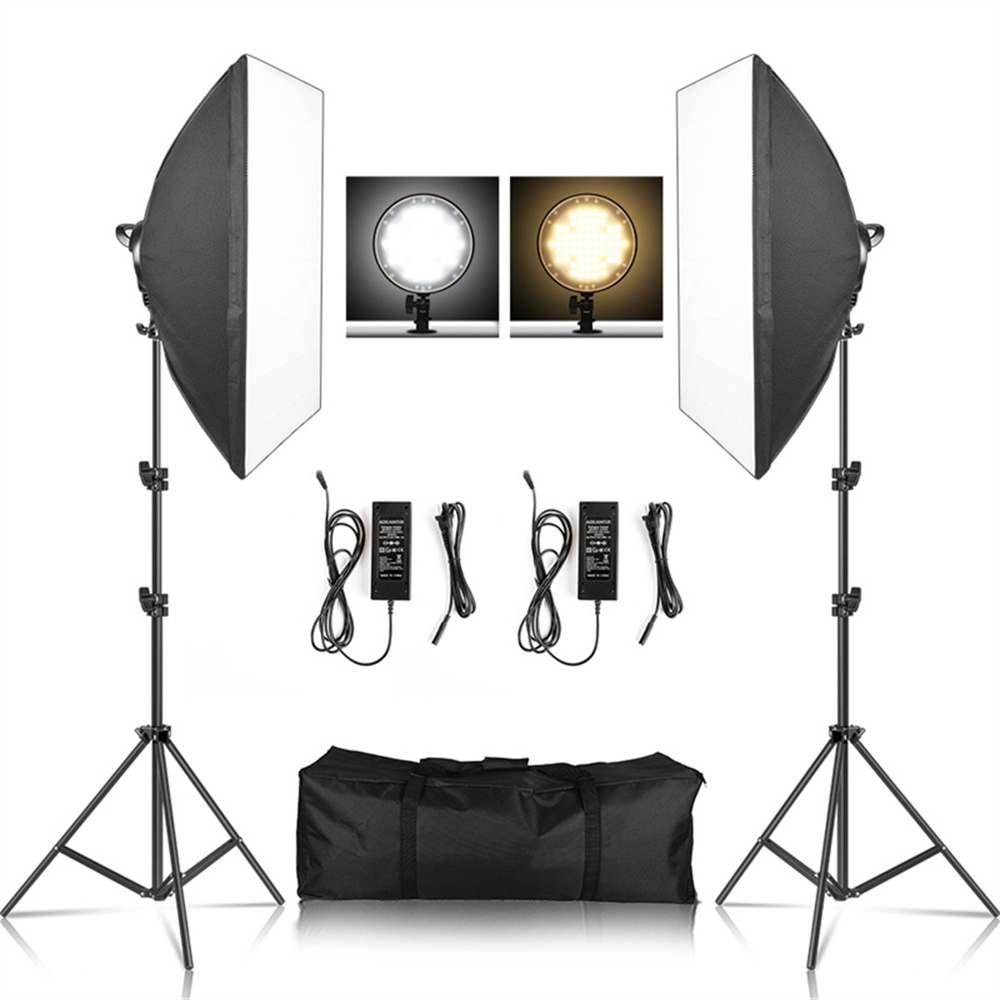 Photography Video Lighting Kit - Softbox Kit Fotografi Cahaya Foto 2M