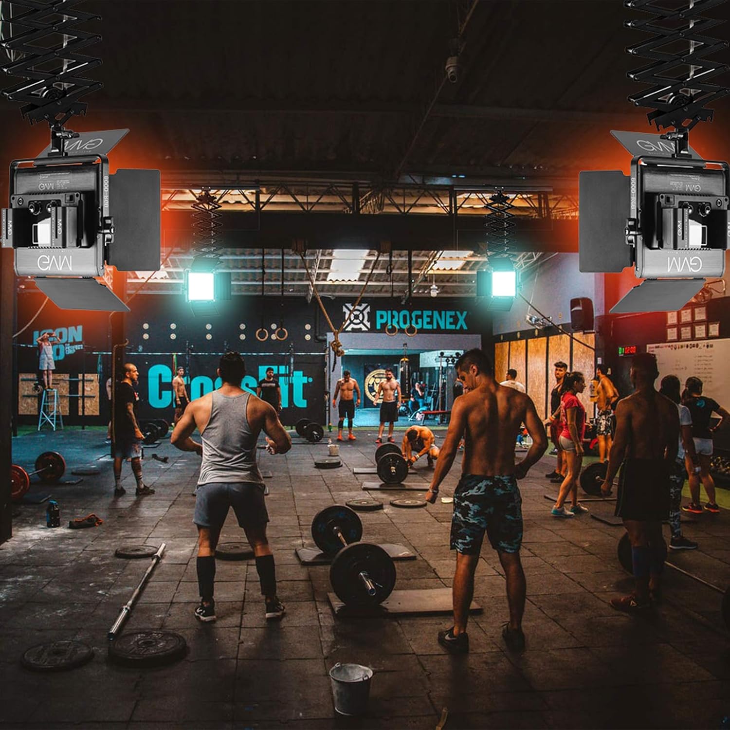 Lampu Video Panel LED RGB deng - Photography Video Lighting Kit ulasan dan harga