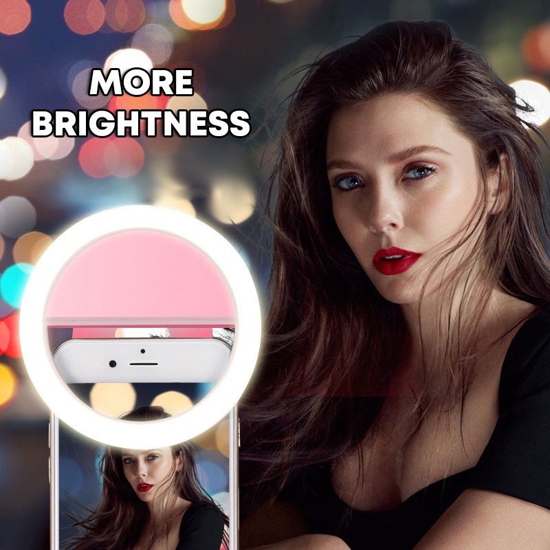 Lampu Cincin Swafoto LED Mode  - Photography Lighting Description ulasan dan harga
