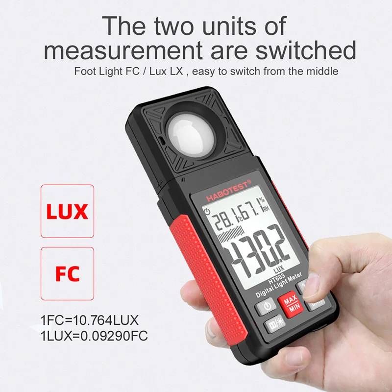 HT603 Digital Lux Meter 0~200. - Photography Lighting Portable ulasan dan harga
