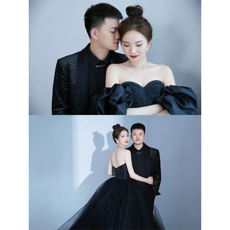 Gaun Pengantin Satin Panjang G - Photography Lighting Styles ulasan dan harga