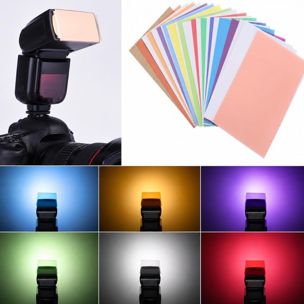 2set 12 Warna Gel Koreksi Warn - Photography Lighting Material ulasan dan harga