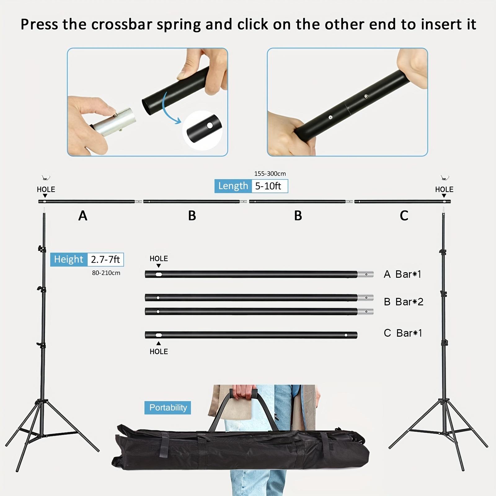 Kit Penyangga Latar Belakang S - Photography Lighting Kit With Backdrop ulasan dan harga