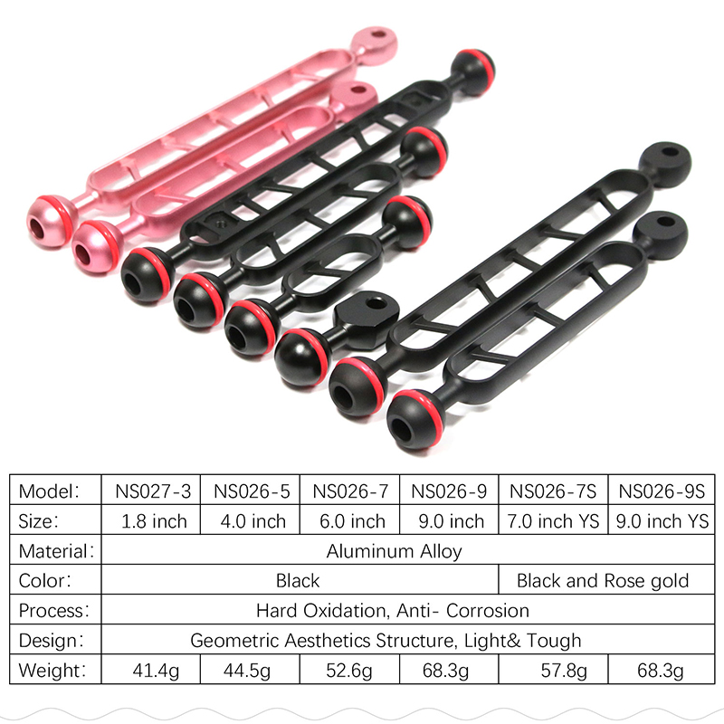 Adaptor Bola Aluminium Nitescu - Photography Video Lighting Kit ulasan dan harga