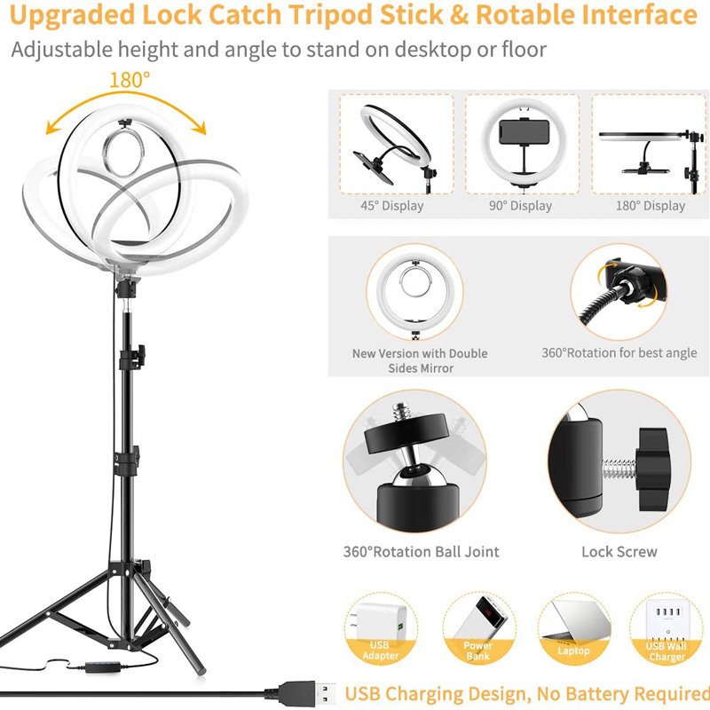 Lampu Video 16/26/33cm Selfie  - Photography Lighting Description ulasan dan harga