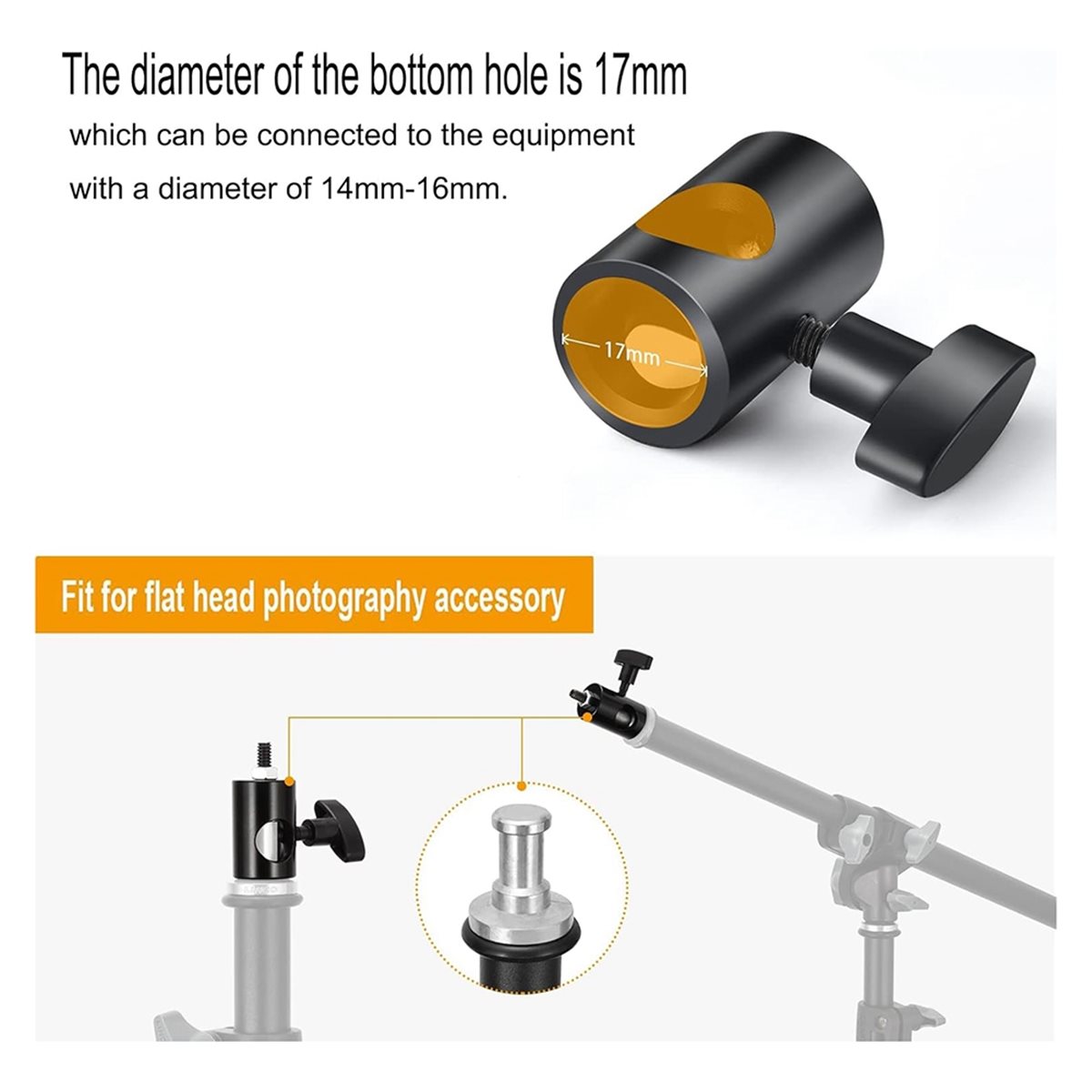 4 Buah Adaptor Penyangga Lampu - Photography Lighting Tips ulasan dan harga
