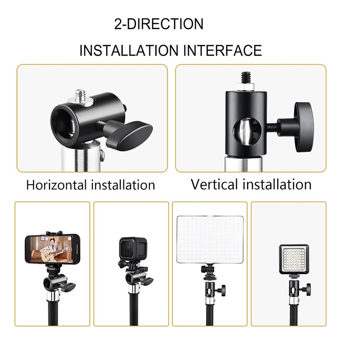4 Buah Adaptor Penyangga Lampu - Photography Lighting Tips ulasan dan harga