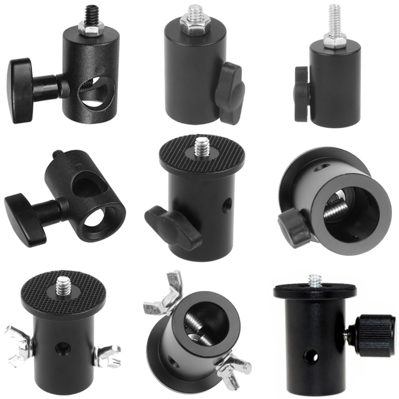Adaptor dudukan lampu Tripod 1 - Photography Lighting Description ulasan dan harga