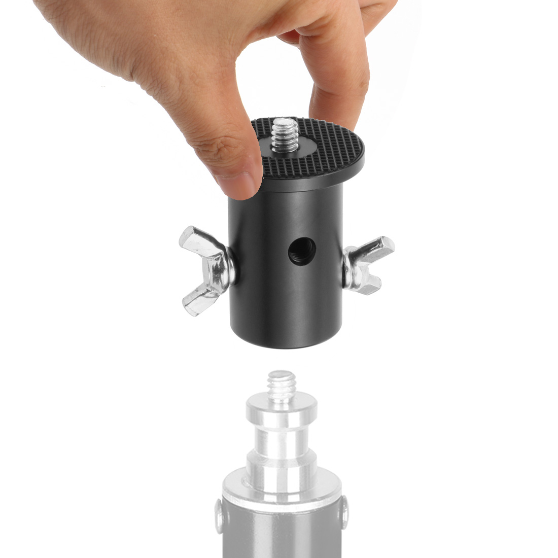 Adaptor dudukan lampu Tripod 1 - Photography Lighting Description ulasan dan harga