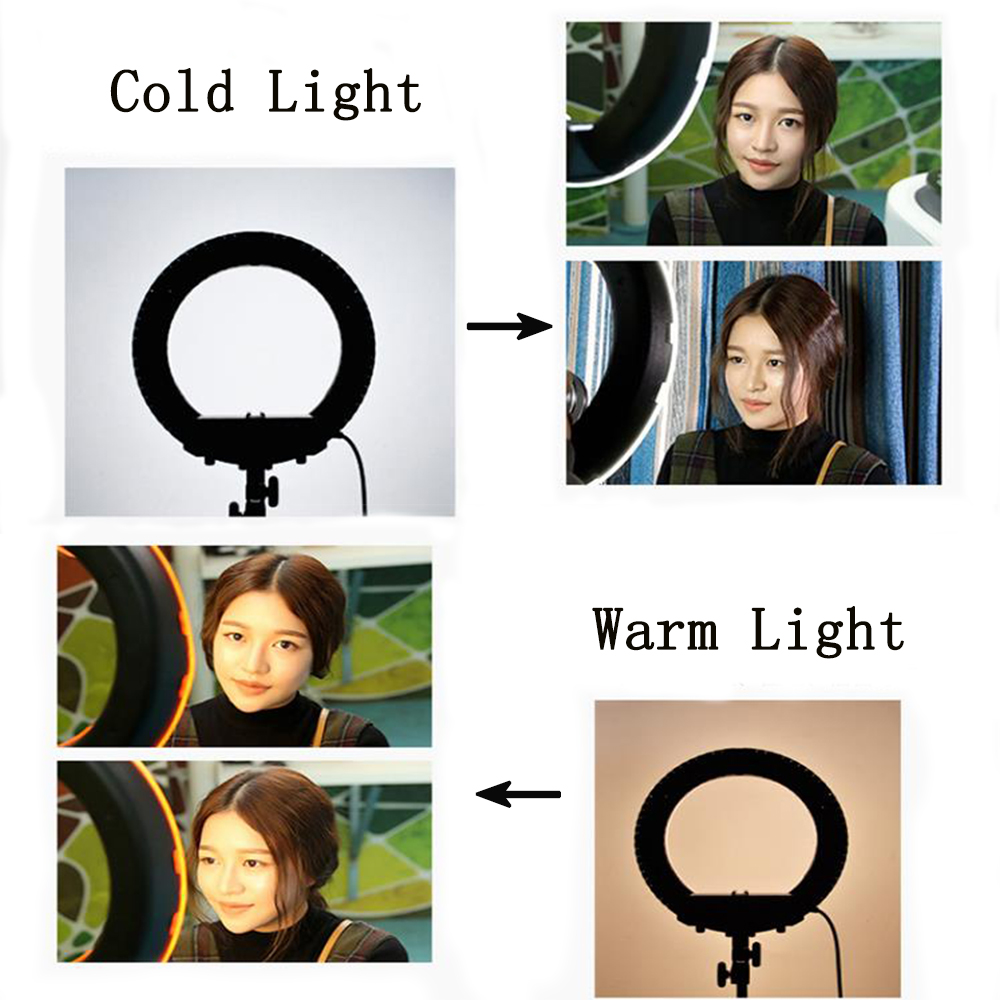 Lampu Selfie LED Ring Bicolor  - Photography Lighting Learning ulasan dan harga