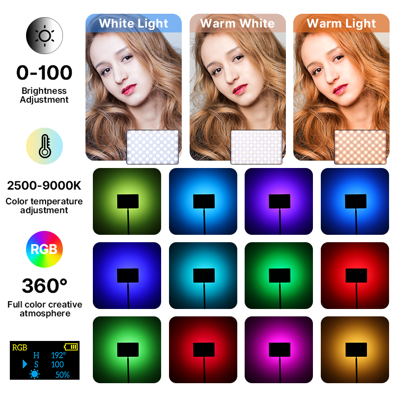 Ulanzi LT003 15W RGB Lampu Vid - Photography Lighting Styles ulasan dan harga