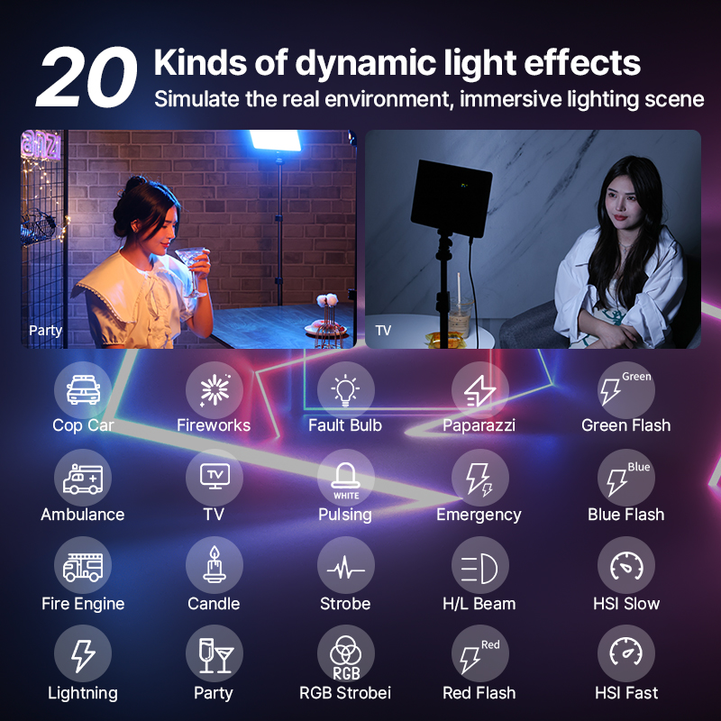Ulanzi LT003 15W RGB Lampu Vid - Photography Lighting Styles ulasan dan harga