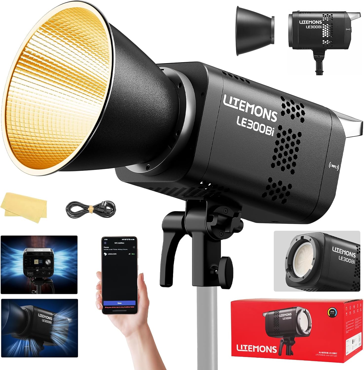 Kit Pencahayaan Video LED RGB, - Photography Video Lighting Kit ulasan dan harga