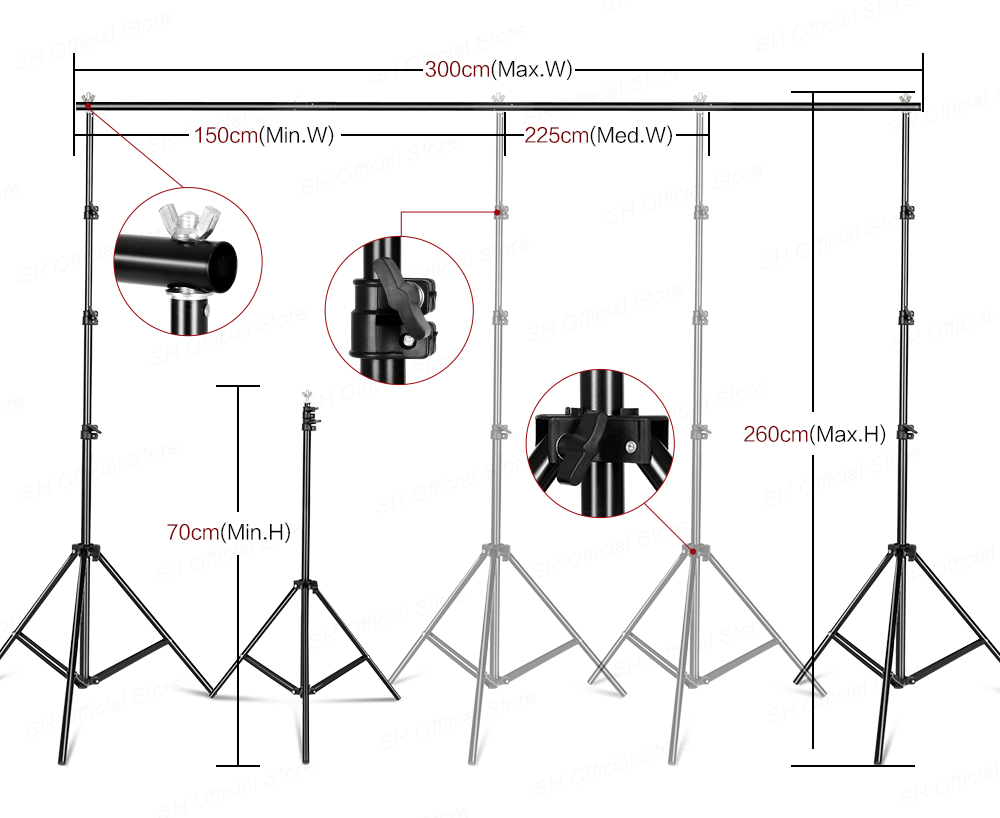 Kit Pencahayaan Softbox Studio - Photography Video Lighting Kit ulasan dan harga