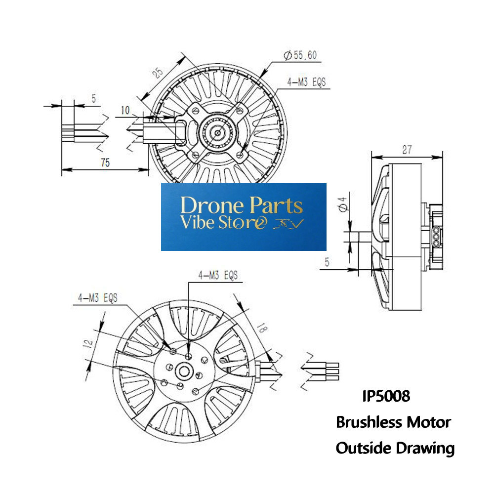 DParts1IP5008 KV370 Motor Tanp - Photography Lighting Material ulasan dan harga
