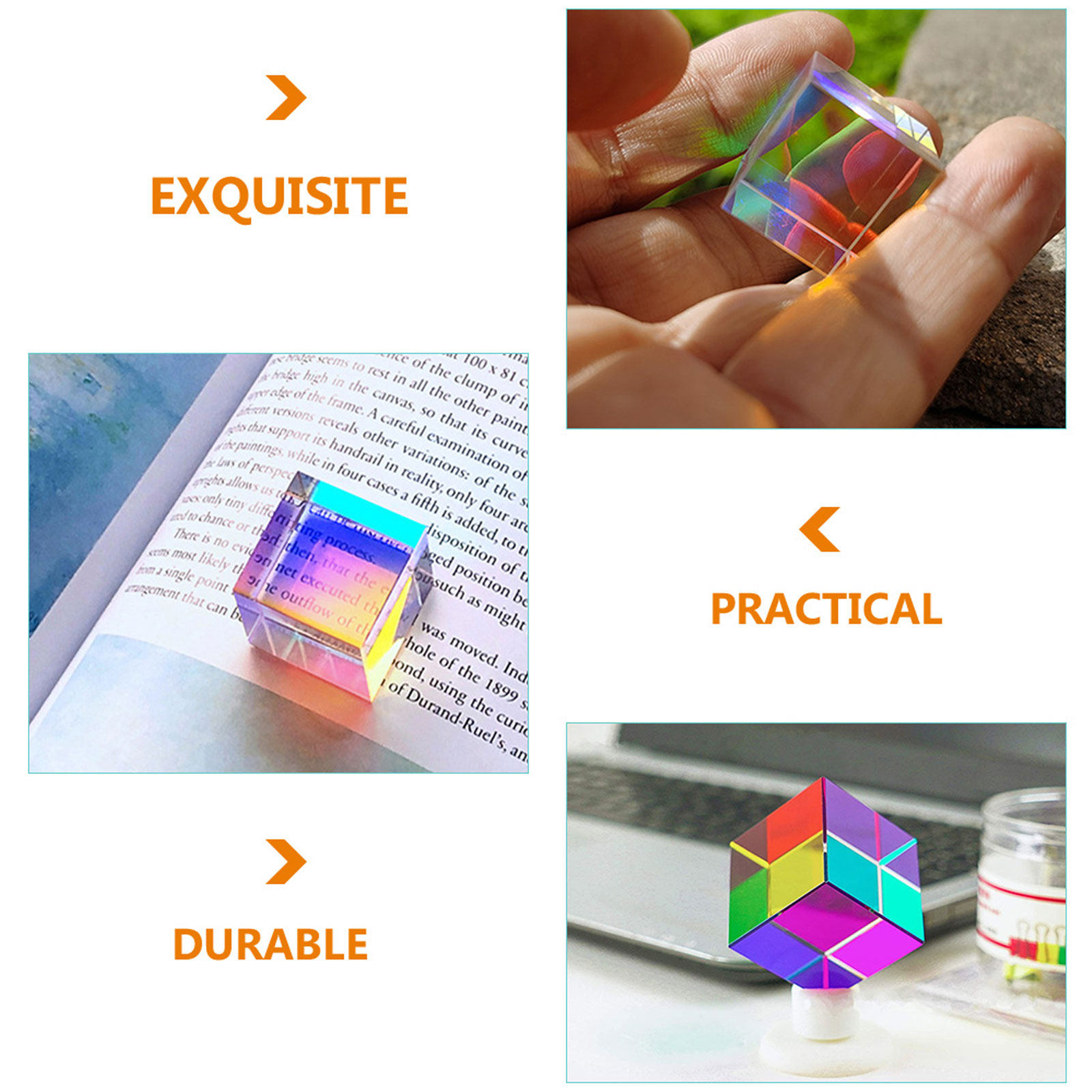 2 Buah Prisma Kubus Kristal Ta - Photography Lighting Learning ulasan dan harga