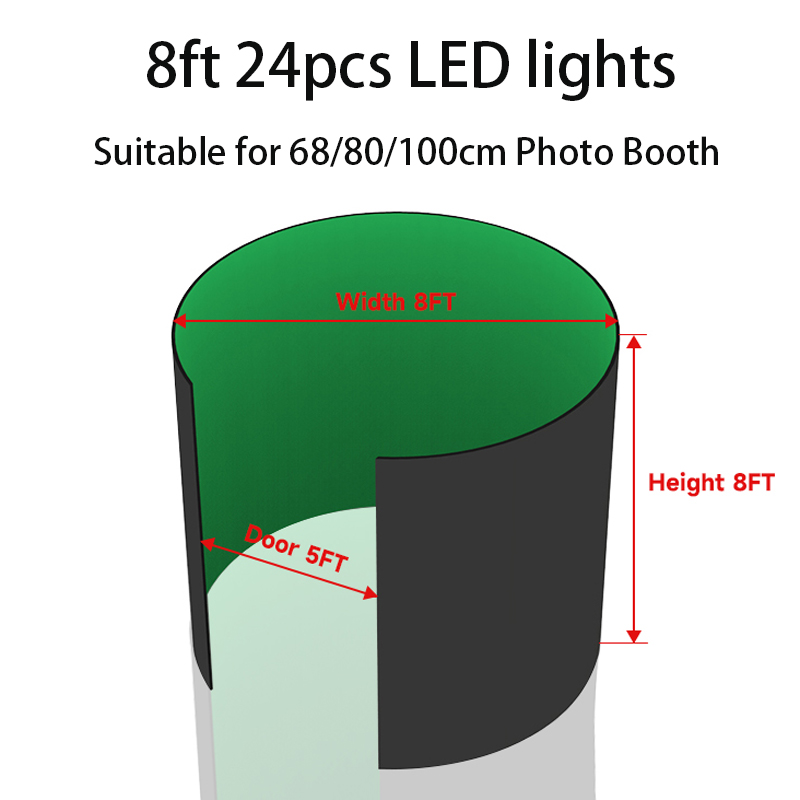 Tenda Photo Booth 360 dengan L - Photography Lighting Kit With Backdrop ulasan dan harga
